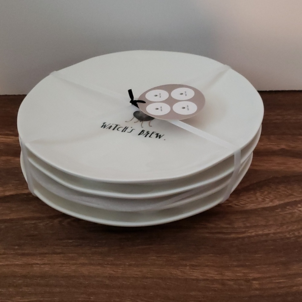 Rae Dunn 8" Melamine Plates (Witch's Brew Hocus Po